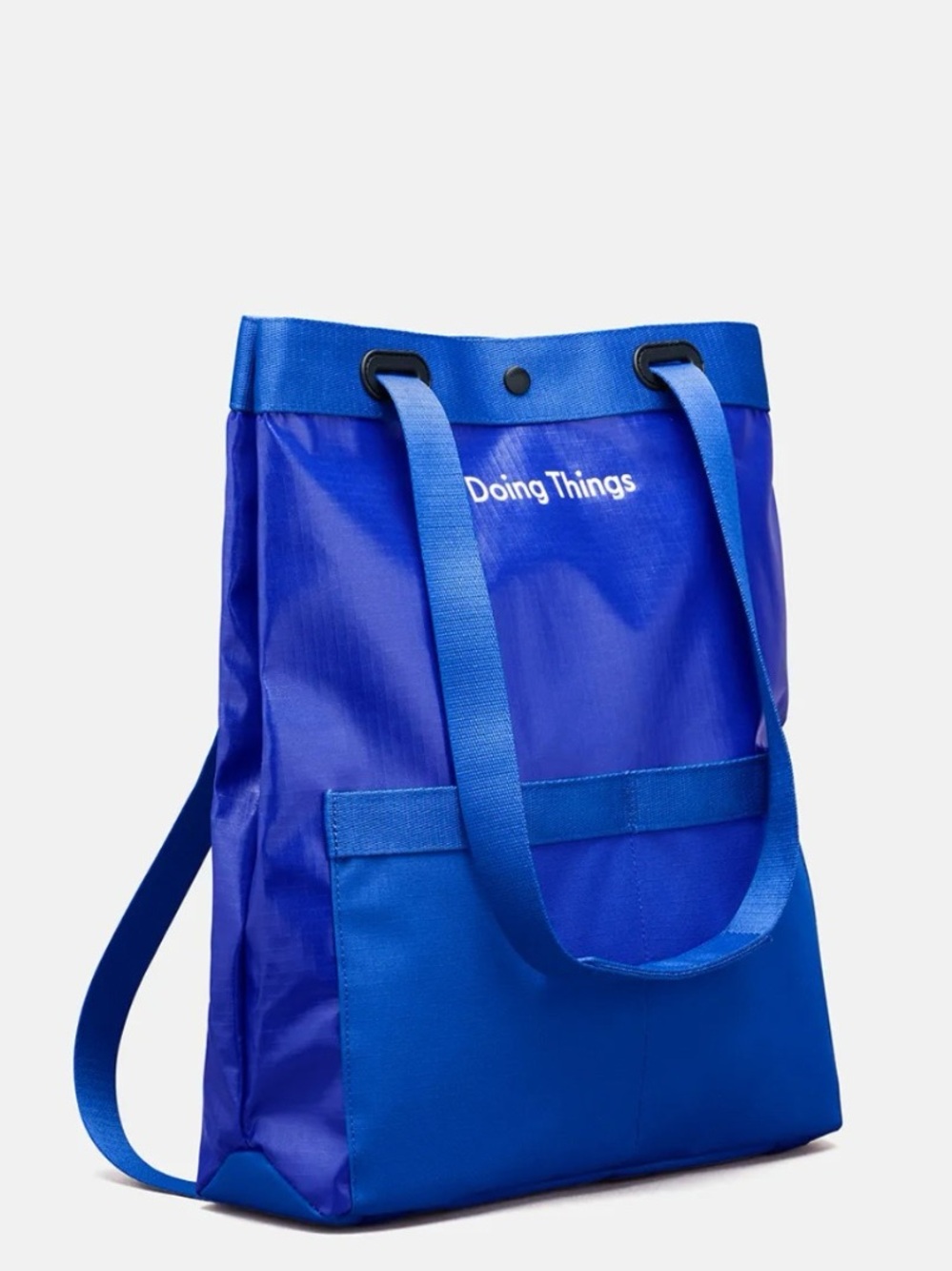 NWT Outdoor Voices Doing Things Blue Tote Bag / Backpack